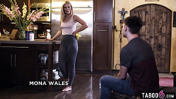 MILF Mommy Mona Wales Had Her Endearing Stepson Fucking Her Positive Ass