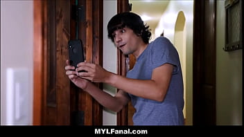 Massive Tits MILF Step Mom Lilly Corridor Anal Fucked By Younger Step Son Following Recording Her In Bathe